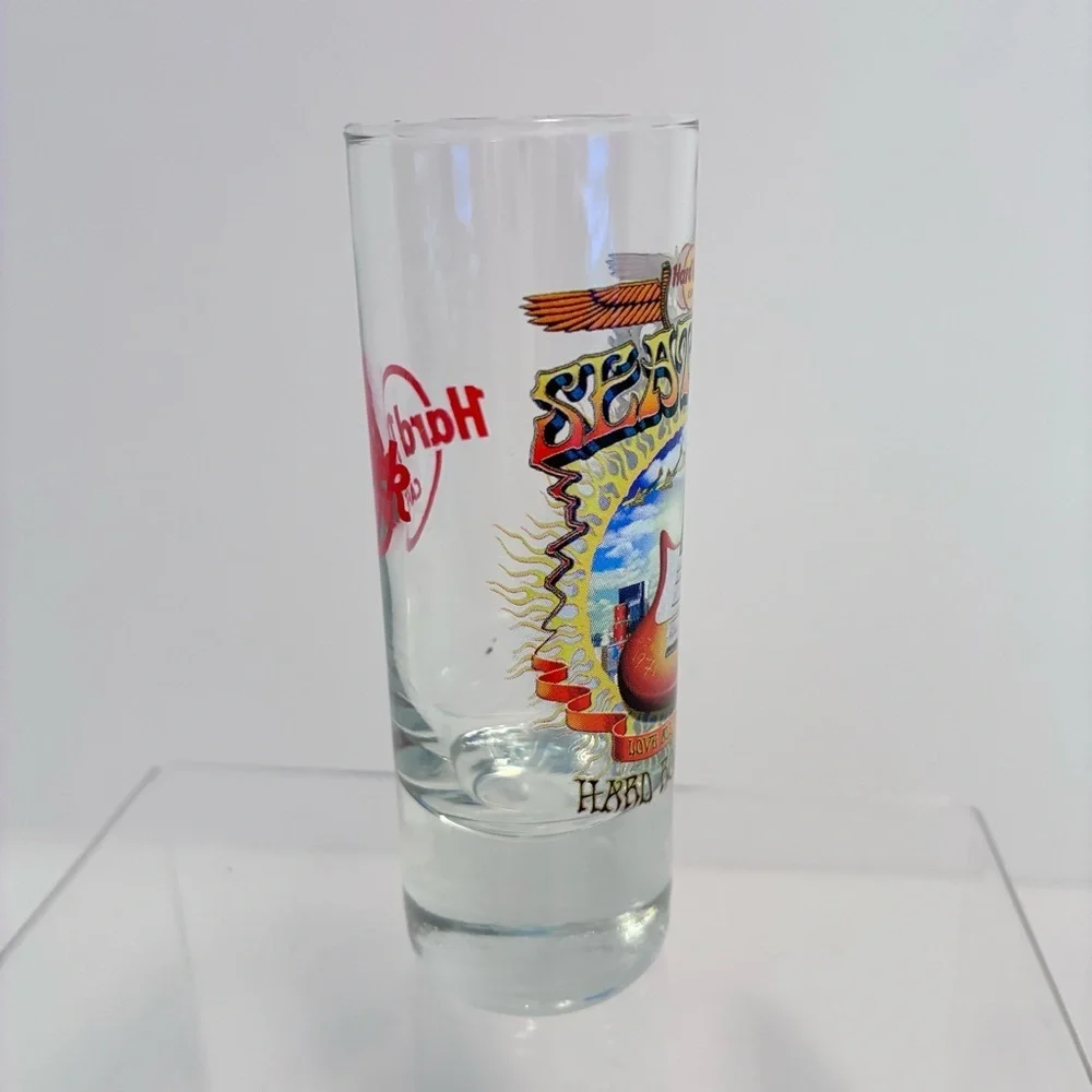 Hard Rock Cafe Seattle City Tee Design Collectible Tall Shot Glass